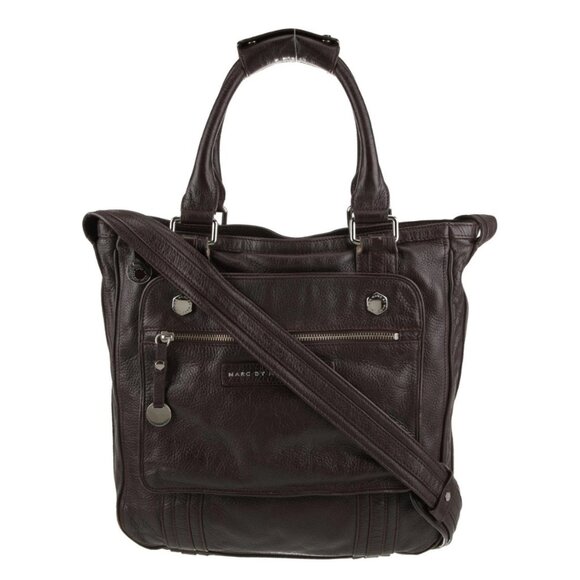 Marc by Marc Jacobs Leather 3-Way Tote/ Shoulder / Crossbody BagY2K